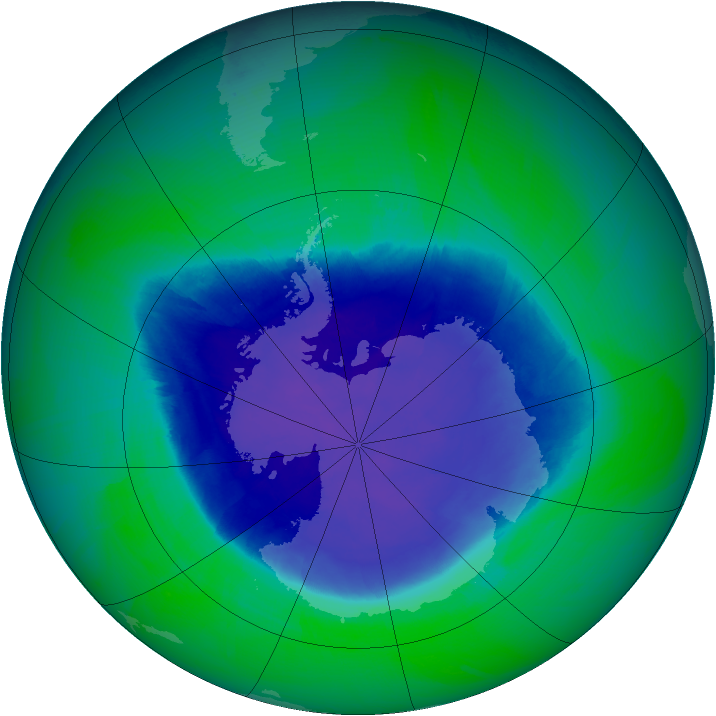Ozone Map 2008-11-18